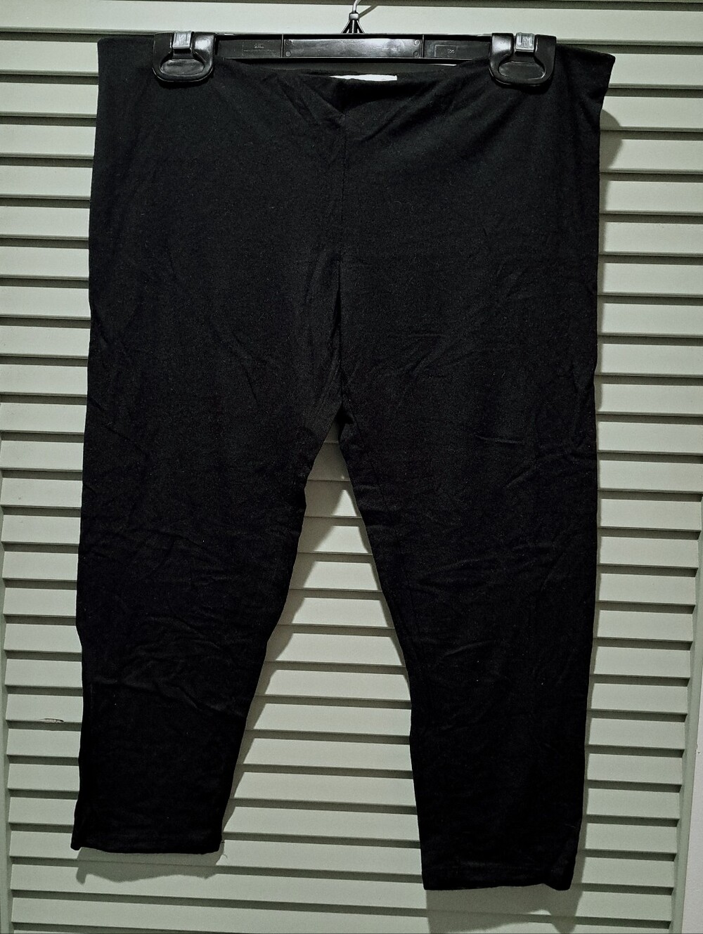 Fighting Eel Cotton Modal 3/4 Leggings, Black, M
